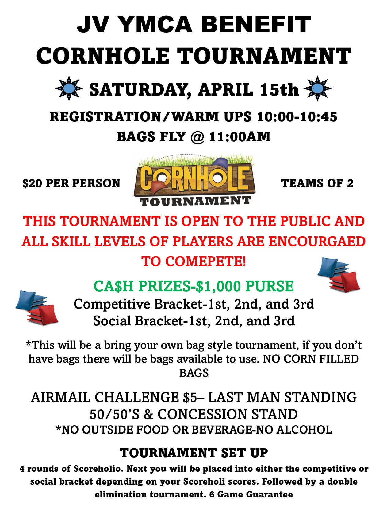 Cornhole Tournament Flyer